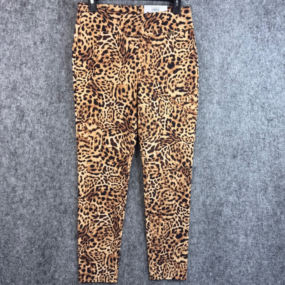INC International Concepts Pheby Cheetah Skinny Pants Mid Rise Leopard Print 4
